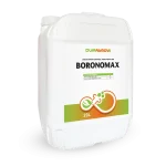 Boronomax 20L liquid boron ethanol amine fertilizer with boron and molybdenum for flowering and fruit set.