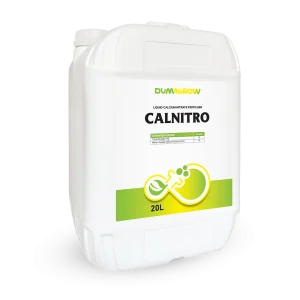 Calnitro 20L liquid calcium nitrate fertilizer with nitrogen and calcium for fruit quality and plant growth.