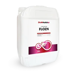 Flozn 20L SC zinc solution with zinc and free amino acids for flowering, fruit set and plant growth.