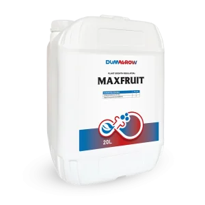 Maxfruit 20L plant growth regulator with 6-BA and Naphthoxyacetic Acid for flowering and fruit set.