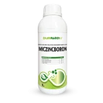 Miczincboron 1L boron and zinc solution with amino acids for flowering, fruit set and nutrient uptake.