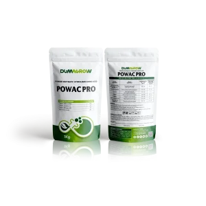 Powac Pro powdered enzymatic hydrolysed amino acid fertilizer with high free amino acid content for plant growth.